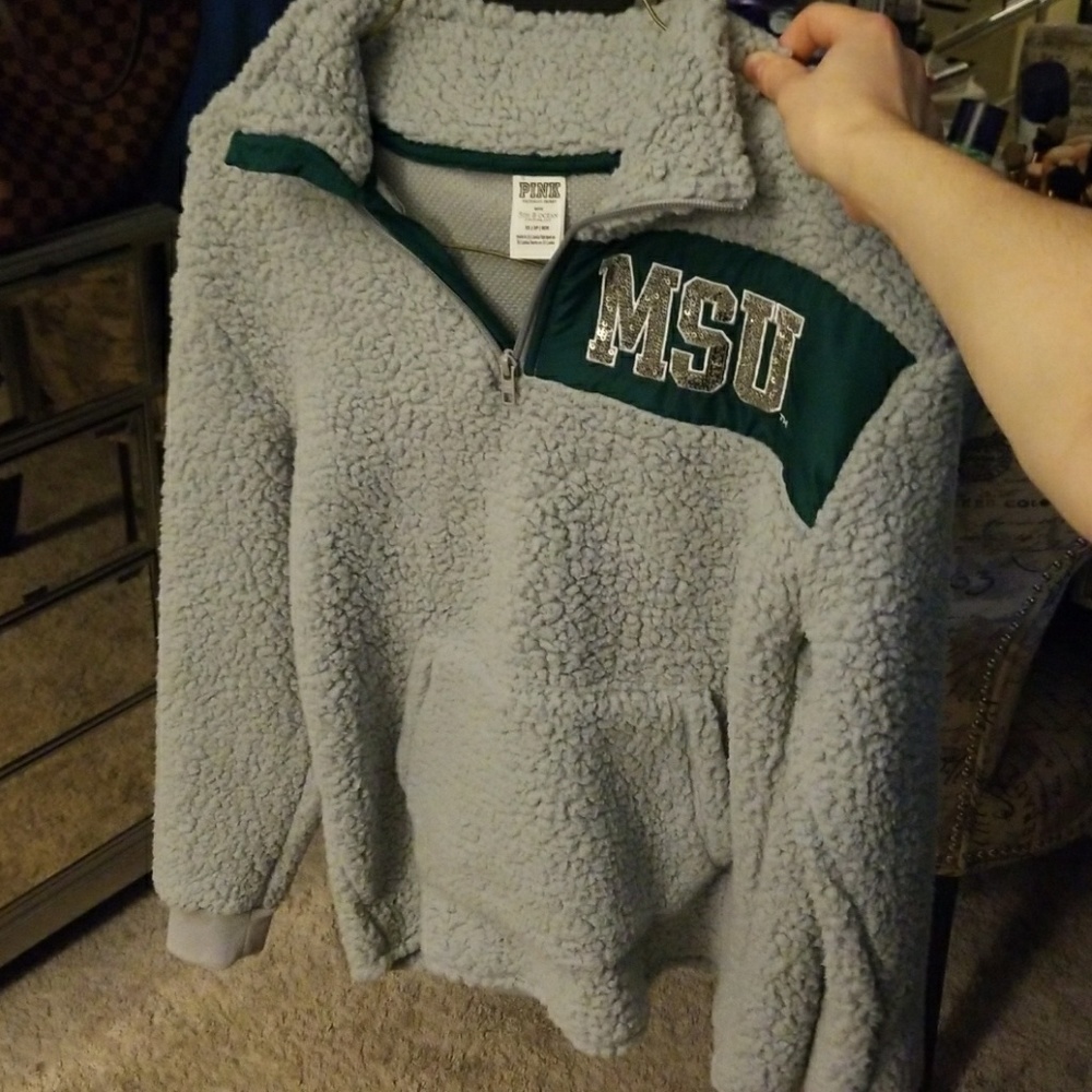 Victoria's Secret Pink Michigan State Top
